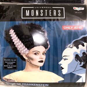 Universal Monster Bride of Frankenstein Adult Wig Target Exclusive  Cosplay New